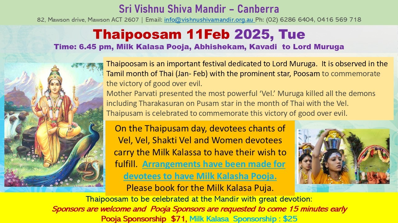 Thaipoosam 11 Feb