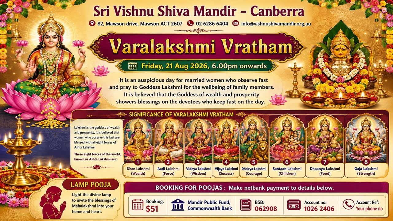 Varalakshmi Vratham 21 Aug